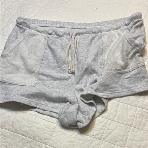 Aerie Light Gray Athletic Shorts